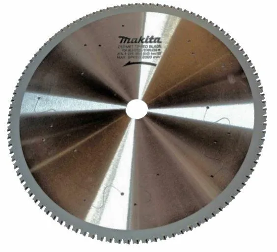 Makita Hoja de Sierra Circular 305x25,4x100z para Corte de Metal, herramienta profesional para metalurgia y construcción, diseño reforzado, cortes rápidos y precisos, color metálico.