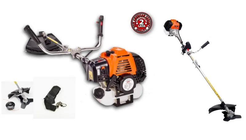 Desbrozadora de Gasolina Nac 51,2cc 2,7nm con motor potente, alto par motor, ideal para trabajos exigentes en césped y maleza, durabilidad y alto rendimiento.