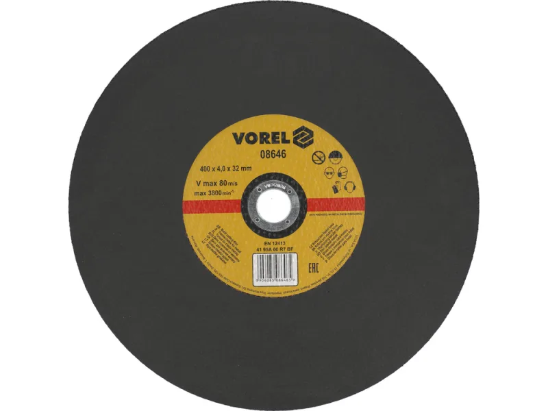 VOREL 08646 - de metal 400x4.0x32mm disco de corte