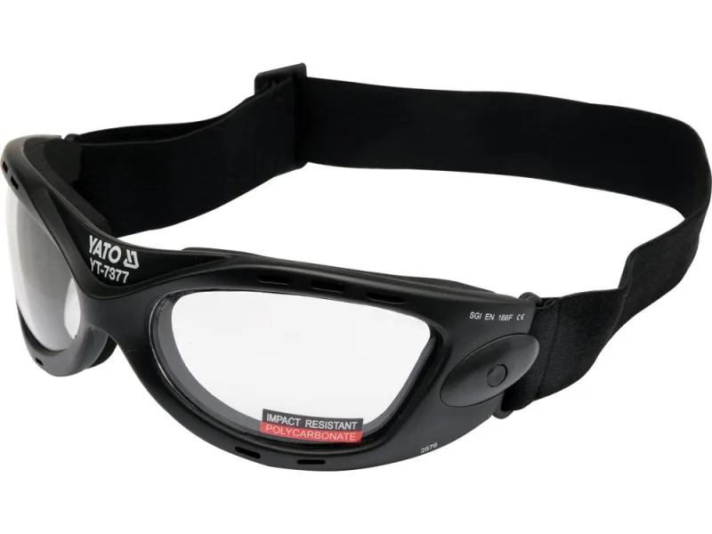 Yato YT-7377 gafa y cristal de protección Gafas de seguridad Nylon Negro