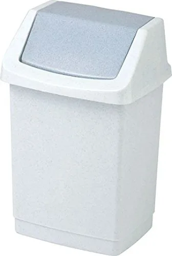 Curver Cesto Basculante "Click-It" 50L, color gris lux/granitado, diseño elegante y funcional, ideal para almacenamiento y organización, alta durabilidad, perfecto para hogar y oficina.