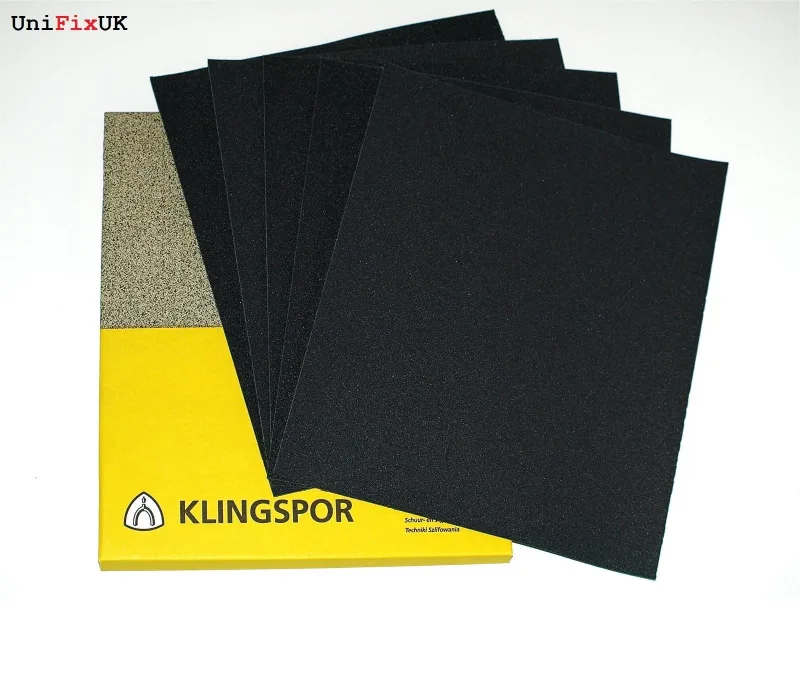 Klingspor arkusze ścierne na podłożu papierowym 230mm x 280mm ps8a na mokro gr.2500 /50szt.