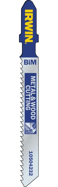 IRWIN 10504232 - Hoja BIM, 132 mm, terminación progresiva 5-10 TPI, T345XF, para metal y madera