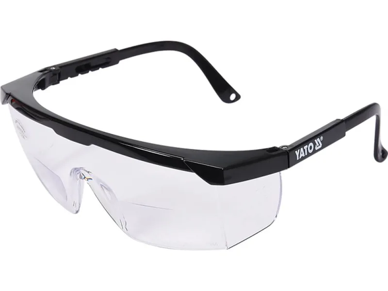 Yota YT-73611 gafa y cristal de protección Gafas de seguridad Nylon Negro, Transparente
