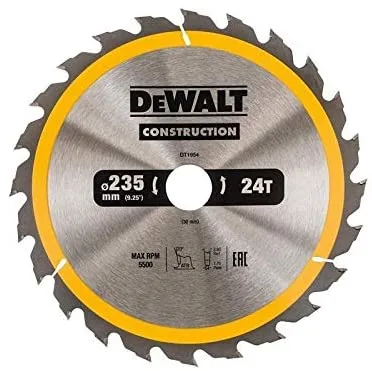 DeWALT DT1954-QZ hoja de sierra circular 23,5 cm 1 pieza(s)