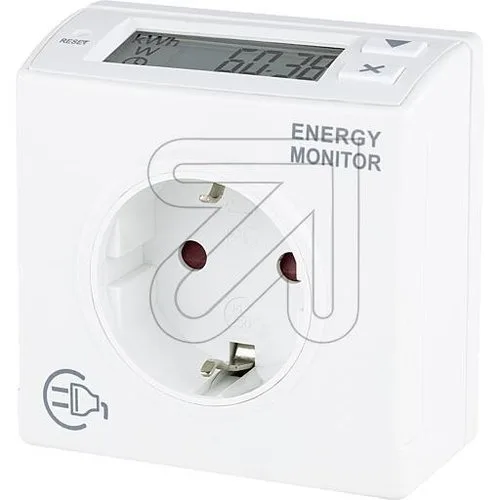 REV apparecchio misurazione energia bianco marca