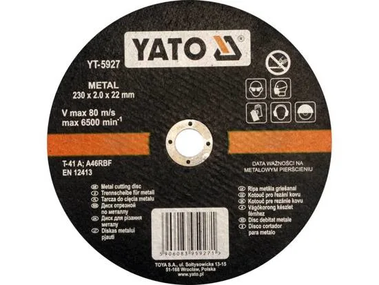 YATO YT-5927 - de metal 230x2.0x22mm disco de corte