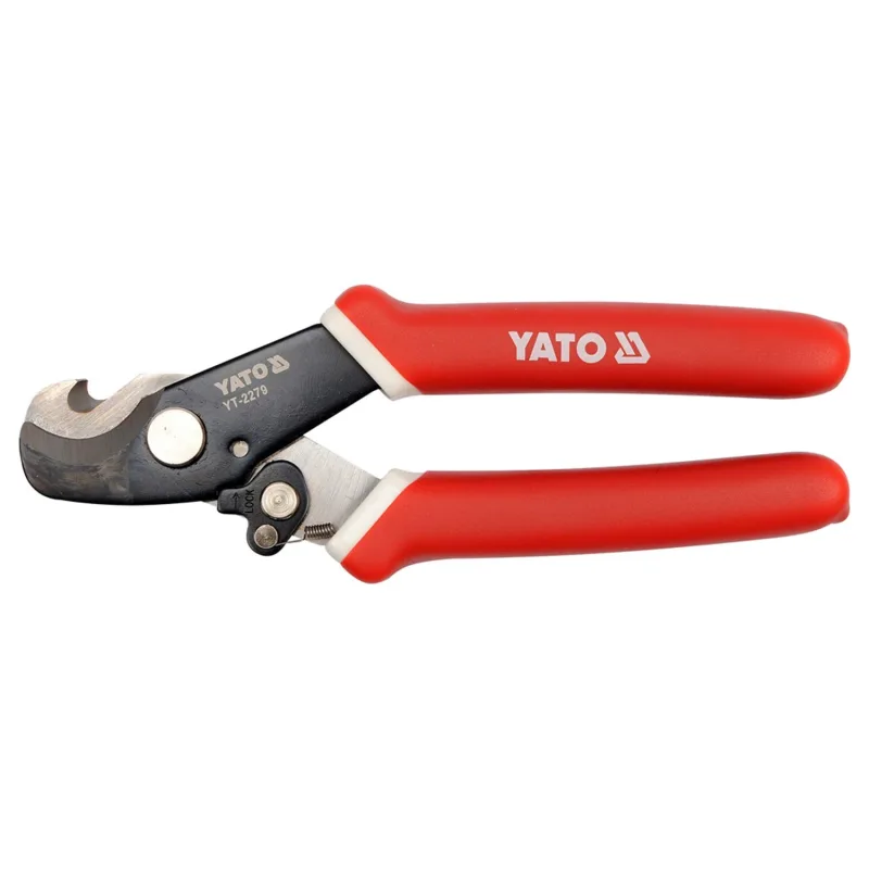 Yato YT-2279, Alicates para cortar cables, herramienta precisa y duradera para cortar cables de diferentes materiales