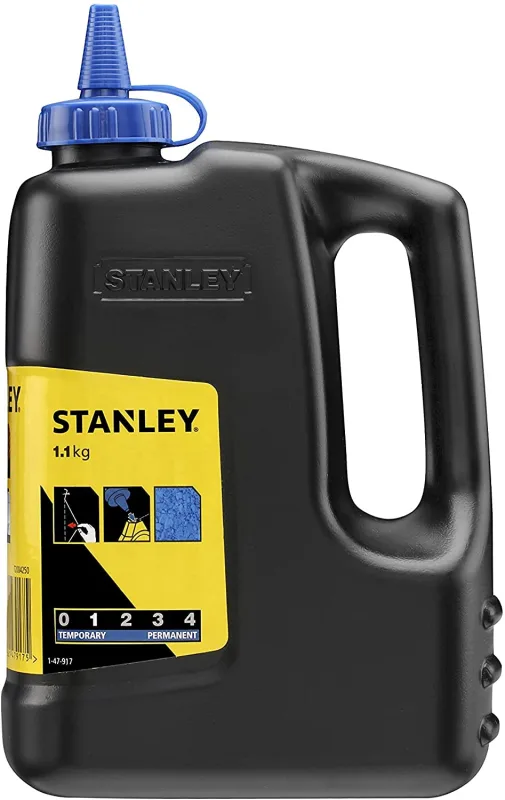 STANLEY 1-47-917 - Polvo de trazado azul 1.1 kg