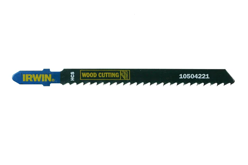IRWIN 10504221 - Hoja HCS, 100 mm, 8 TPI, T111C, estándar, para madera