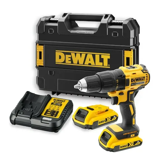 DeWALT DCD777D2T-QW taladro 1750 RPM Llave 1,15 kg Amarillo
