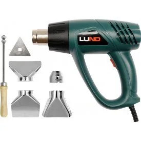 LUND 79325-2000w pistola de aire caliente con accesorios/Lund /