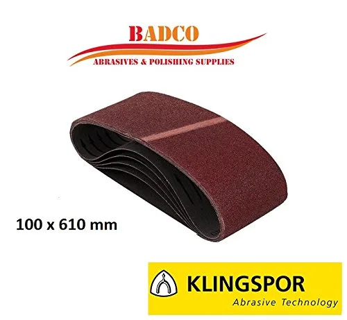 Klingspor pasy bezkońcowe do elektronarzędzi ls307x 100mm x 610mm gr.120 /10szt.