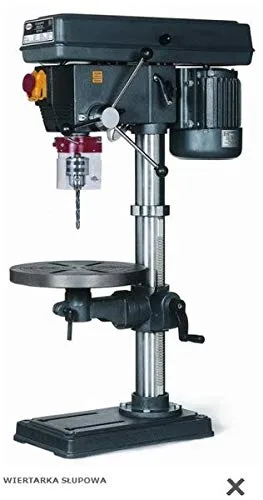 Taladro de columna de sobremesa, Proma, B-1316B/400, perforaciones de alta precisión en metal y madera, con motor potente, transmisión por correa y mesa ajustable