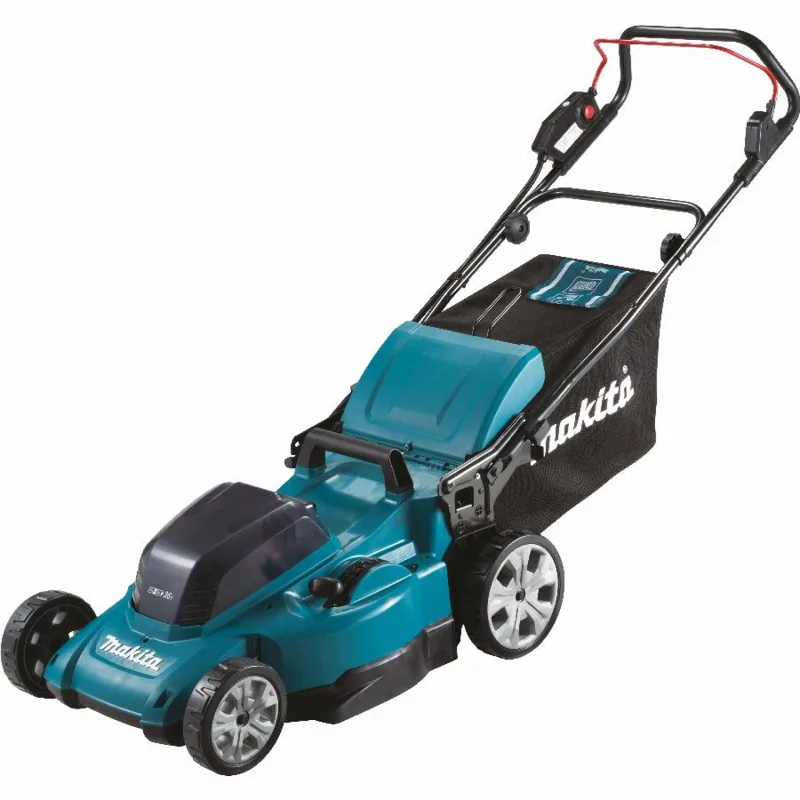 MAKITA DLM480CT2 - Cortacésped de batería 36 LXT (2 x 5,0 Ah) 48 cm, Cargador DC18SH