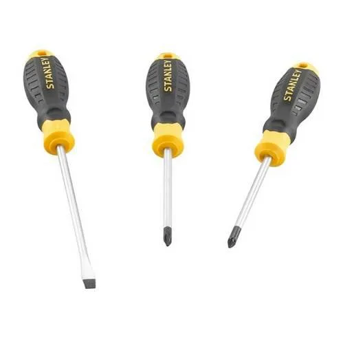 Juego de 3 destornilladores Cushion Grip: Plana, Phillips y Buscapolos