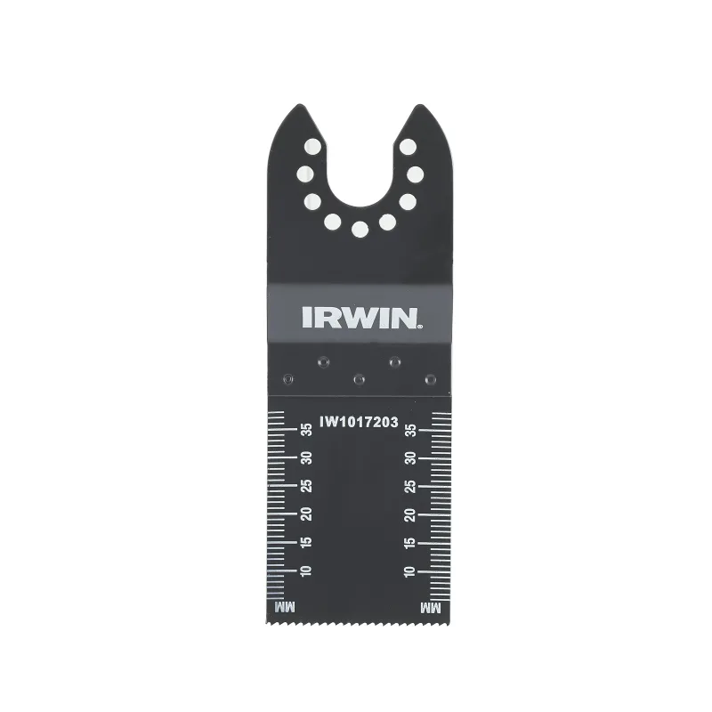 Accesorio multiherramienta IRWIN IW1017203, hoja de sierra de inmersión para madera/metal, 32 x 40 mm, compatible con Black+Decker MT250 y MT300, corte preciso y eficiente.
