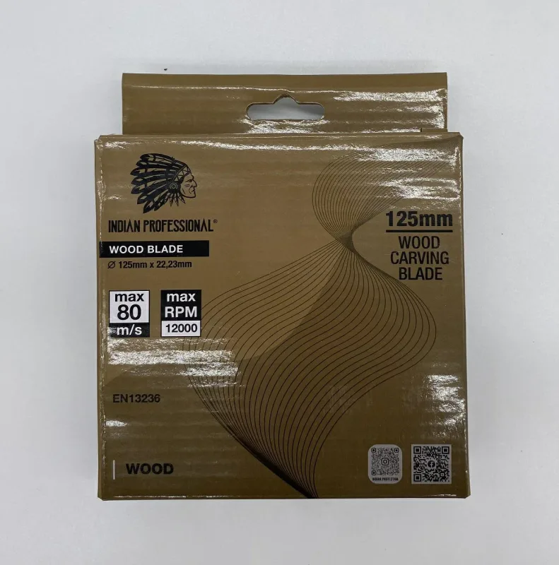 Disco para madera 125mm Wood Carving Blade Indian Professional, herramienta para tallado en madera, precisión y alto rendimiento