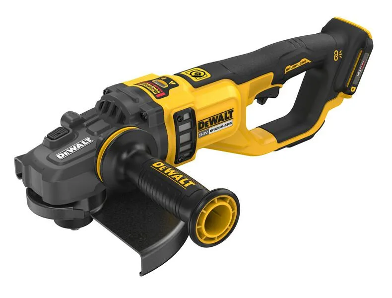 DeWALT - Amoladora angular inalámbrica DCG460N-XJ 54V 230mm con interruptor de paleta