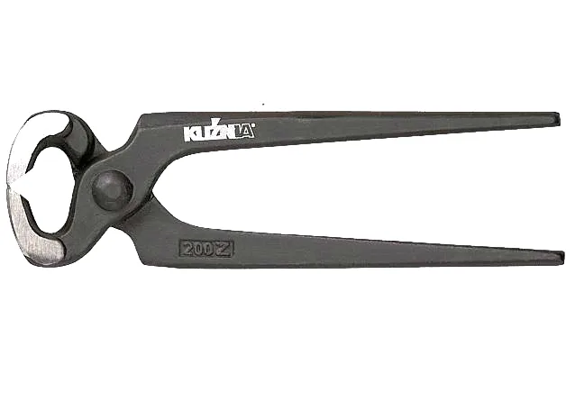 Alicates para clavos KUŹNIA de 250 mm, herramienta de corte lacada para trabajos de carpintería y construcción