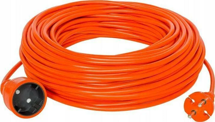 Extensor de jardín 1 Enchufe b/u 25m / OMY 2x1 / Naranja plast-rol 5902273410775