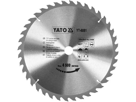 Yato YT-6081 hoja de sierra circular 35 cm 1 pieza(s)