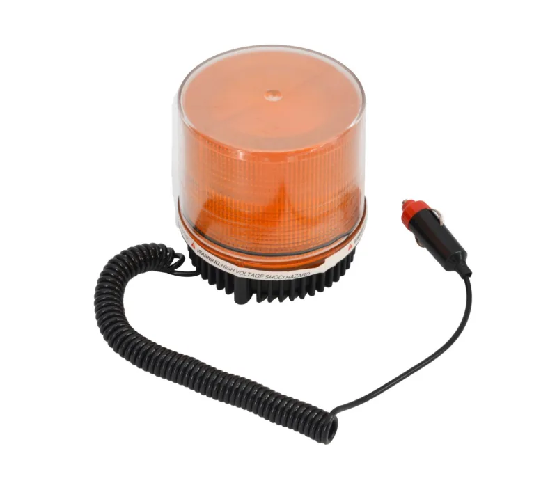 Luz de advertencia Awtools, modelo naranja LED, ideal para señalización en exteriores, alta visibilidad, diseño resistente, eficiente y fácil de usar, perfecto para seguridad vial.