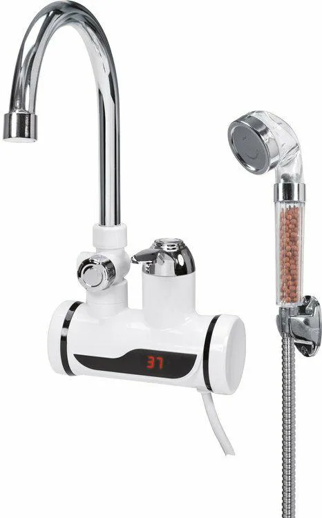 Calentador con batería Fala, modelo Katla-4, ideal para baños y calefacción, incluye kit de instalación, eficiente, fácil de usar, alta calidad, sistema duradero y confiable.