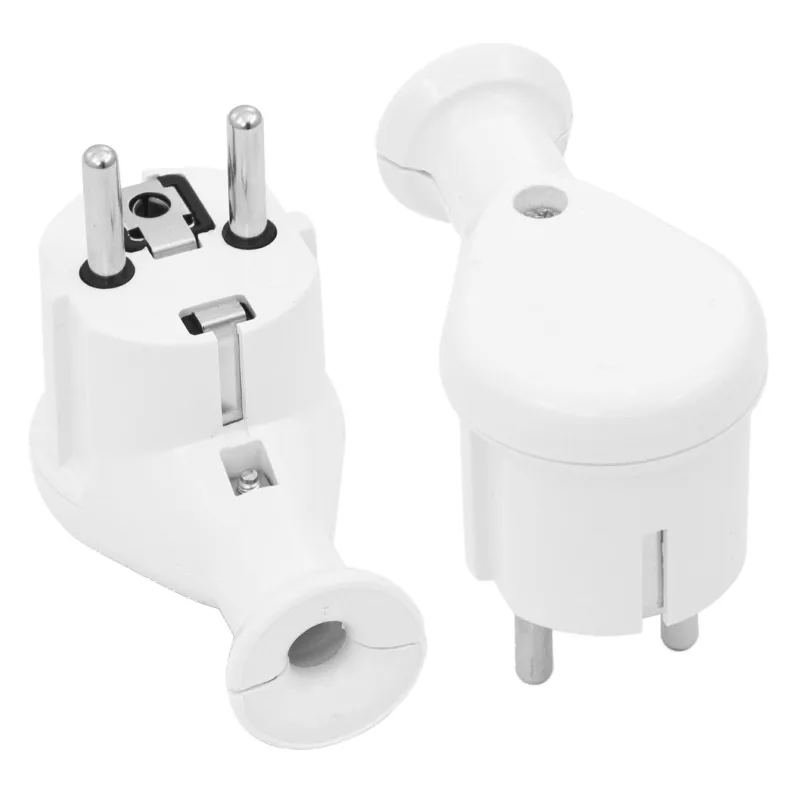 Conjunto de 5 enchufes Awtools, modelo WT-50, ideal para uso doméstico e industrial, color blanco, diseño compacto, fácil instalación, alta durabilidad y confiabilidad.