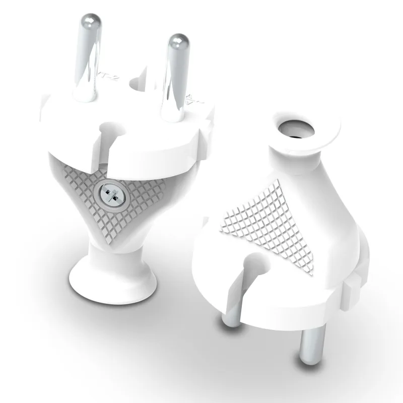 Conjunto de 5 enchufes Awtools, modelo WT-2, ideal para uso doméstico e industrial, color blanco, diseño compacto, fácil instalación, alta durabilidad y confiabilidad.