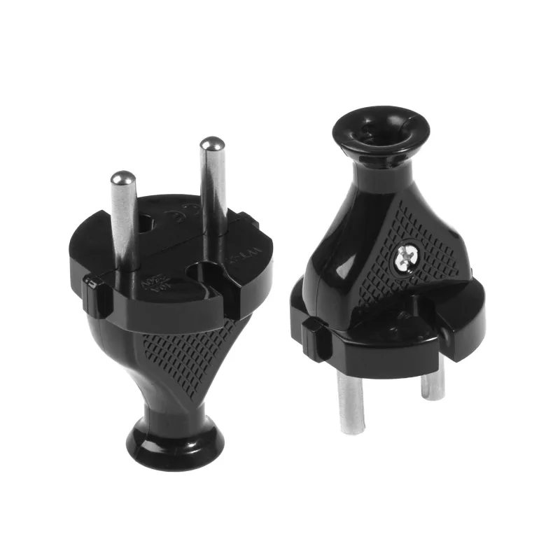 Conjunto de 10 enchufes Awtools, modelo WT-2, ideal para uso doméstico e industrial, color negro, diseño compacto, fácil instalación, alta durabilidad y confiabilidad.