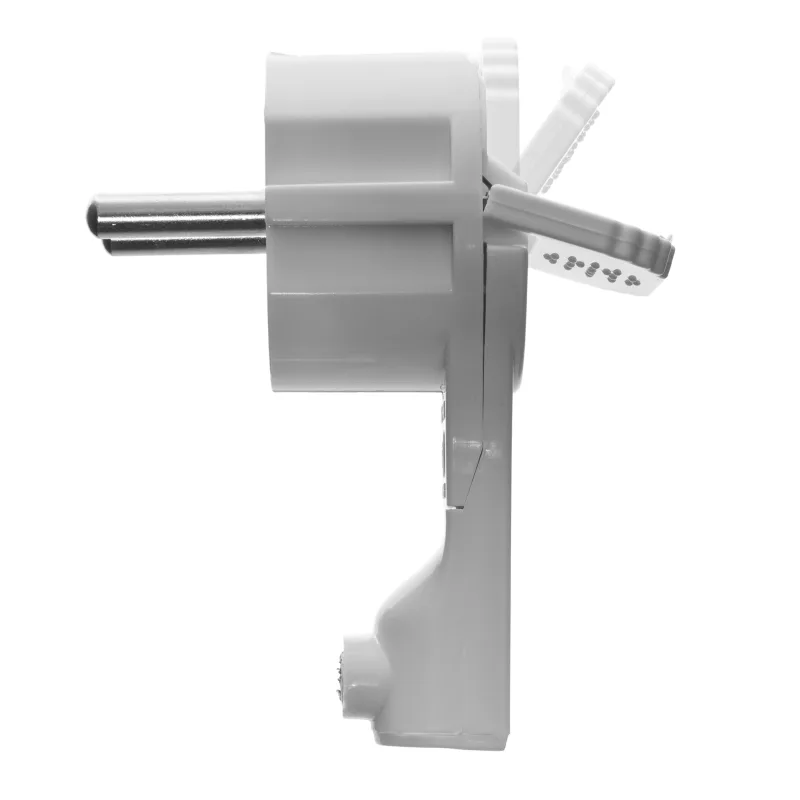 Conjunto de 10 enchufes angulares planos Awtools, modelo WT-16UP, ideal para uso doméstico e industrial, color blanco, diseño compacto, fácil instalación y alta durabilidad.