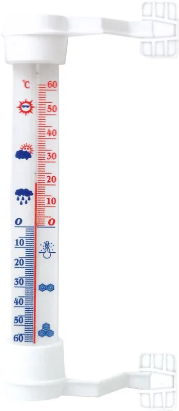 Termómetro Exterior para Ventana 27 cm, medición precisa, instalación sin perforaciones, resistente, ideal para hogares y oficina