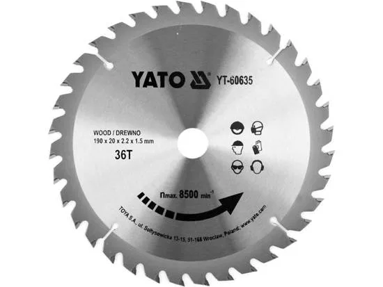 Yato YT-60635 hoja de sierra circular 19 cm 1 pieza(s)