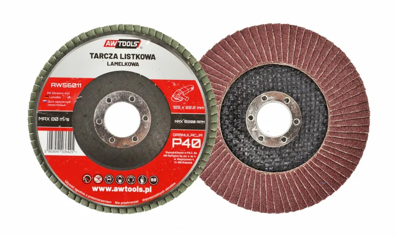 Awtools ściernica listkowa 125x22,22mm p 100