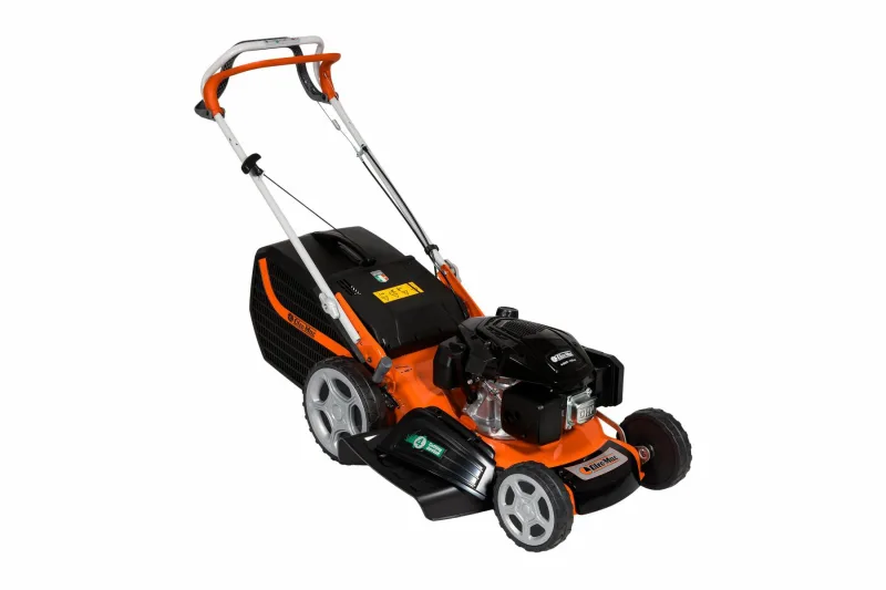 Cortacésped a Gasolina Oleo-Mac GV 48 TK Allroad 4 E 139cc con tracción, corte eficiente y alta durabilidad para jardines grandes