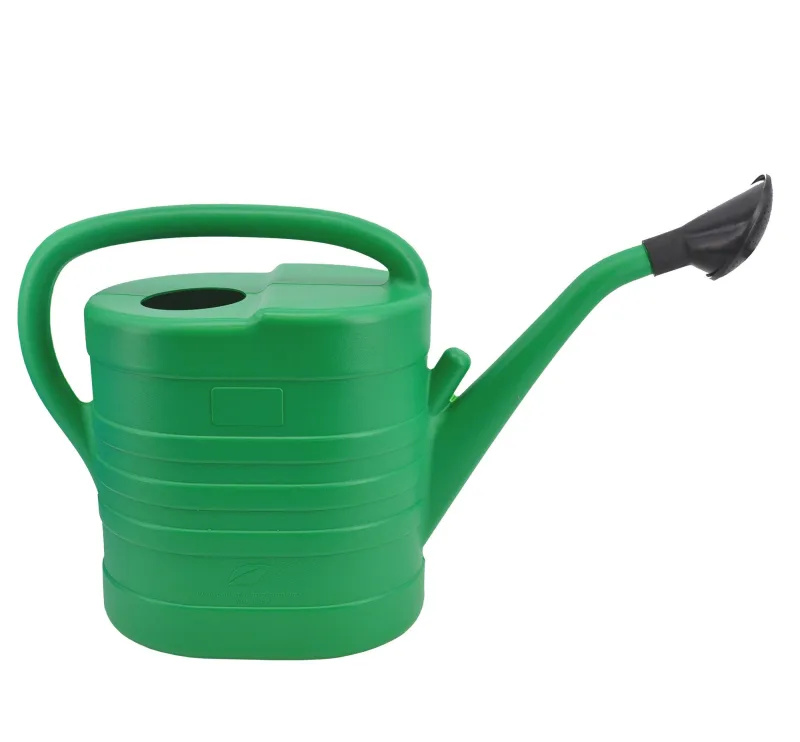 AWTOOLS Regadera Plástica Verde, capacidad 15L, diseño ergonómico, distribución uniforme, material resistente, ideal para huertos y jardines