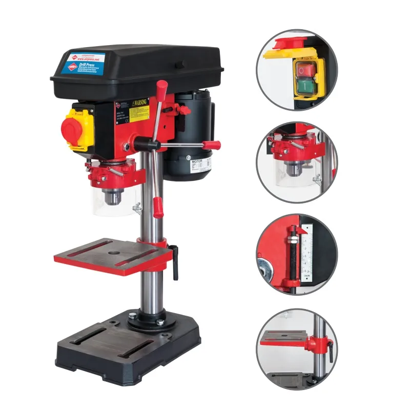 Wiertarka Stołowa 16-580 | Potente y Precisa | Ideal para Trabajo Profesional en Metal y Madera | Alta Versatilidad y Estabilidad en el Trabajo | Herramienta de Alta Calidad