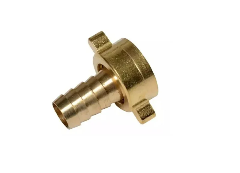 Conector de manguera de latón rosca hembra 3/4" (19 mm), Greenmill, conexión segura y duradera, ideal para sistemas de riego y jardín doméstico