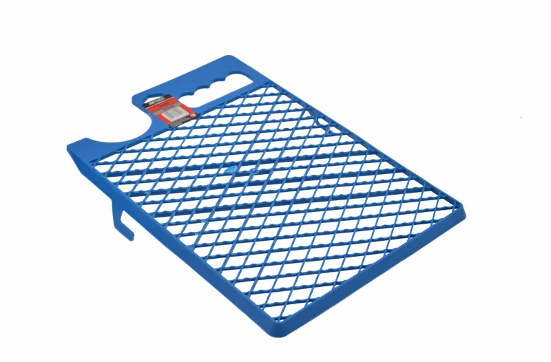 Rejilla para pintura Awtools 22x26cm, modelo compacto y resistente, ideal para eliminar exceso de pintura en rodillos, perfecta para cubos pequeños y trabajos de precisión