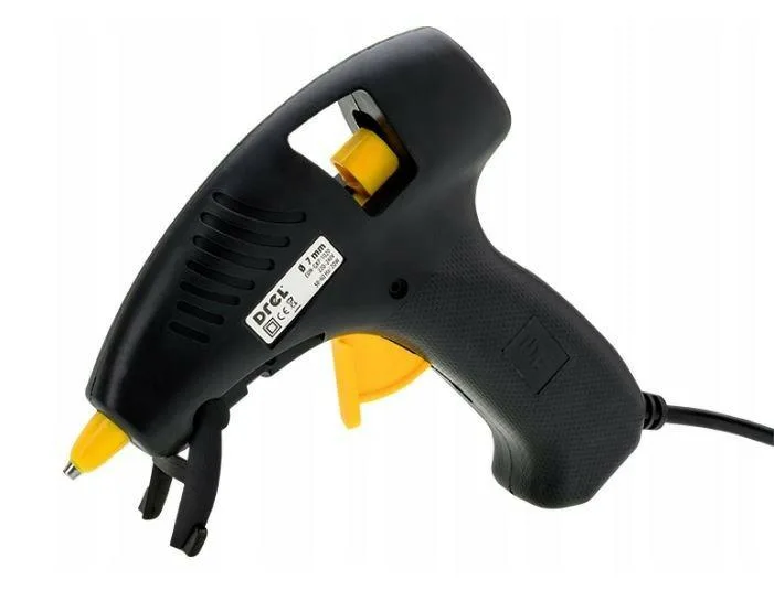 Drel Pistola de Pegamento 60W, compatible con barras de 11mm, ideal para aplicaciones rápidas de pegamento, alta precisión, diseño ergonómico y rendimiento profesional