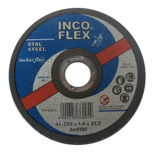 Incoflex disco de corte para metal 230 x 2,5 x 22,2 mm - Corte eficiente y preciso para metales