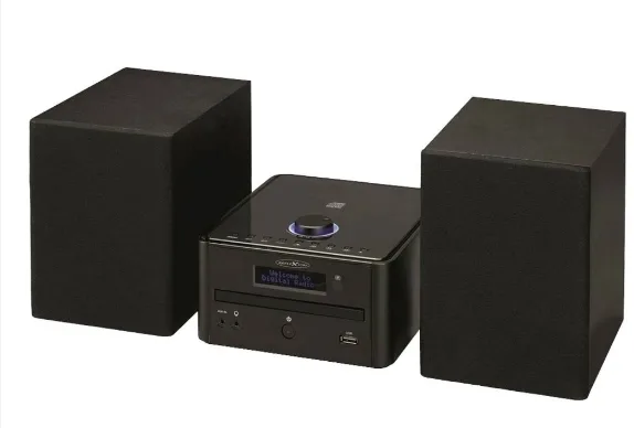Reflexion HIF79DAB - Equipo estéreo Hi-Fi (2 x 40 W, Potencia Musical máx. CD/MP3, sintonizador Digital Dab+, Bluetooth, Streaming, USB/MP3, Alarma/Reloj/Temporizador de Espera Negro