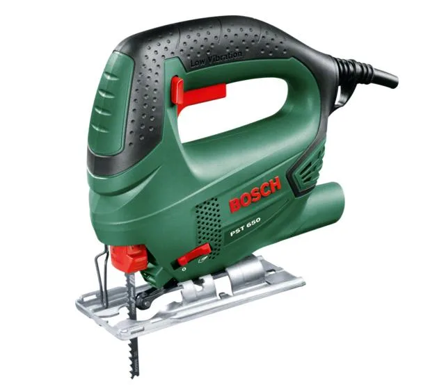 Bosch PST 650 - Sierra eléctrica (1.6 kg) Negro, Verde, Rojo