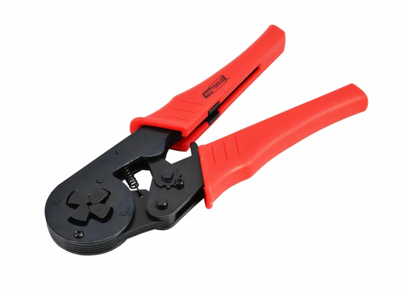 Pinzas de Compresión Awtools 210 mm - Herramienta Ideal para Montaje de Conectores, Alta Precisión y Diseño Ergonómico para Uso Profesional