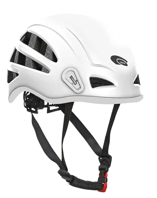 Climax MAKALU91 - Casco de Seguridad Blanco para Industria y Montañismo - EN397 / EN12492-53-62 Ajustable - Ventilado