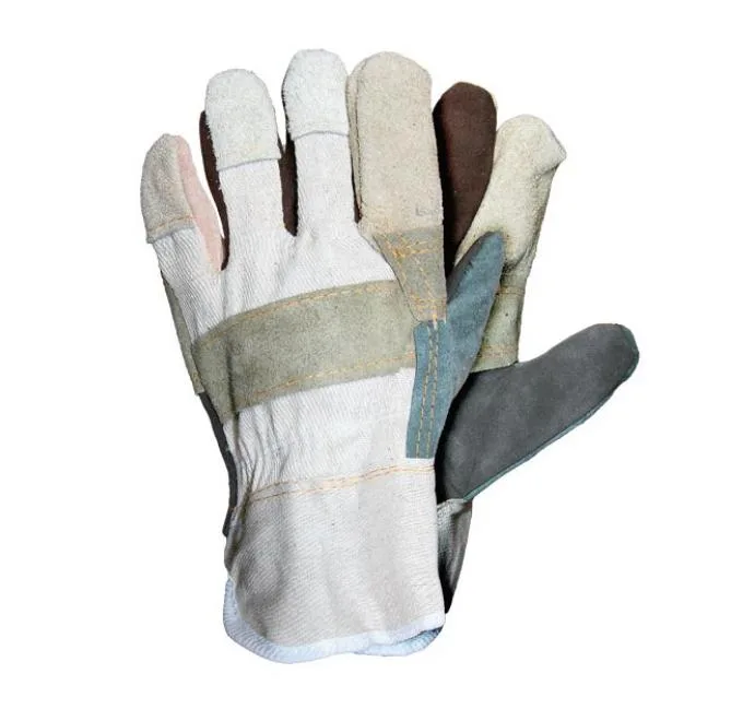 Guantes de protección Reis RBK, multicolor, 10 tamaños, 12 unidades, alta resistencia, ideales para trabajos industriales, jardinería y protección general.