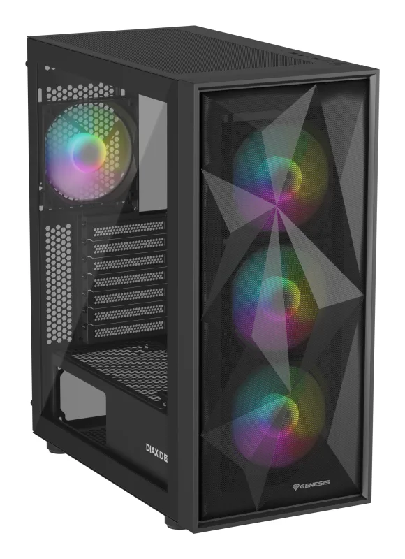 GENESIS Diaxid 605 ARGB Midi Tower Negro