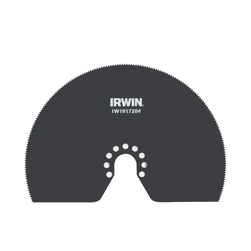 Hoja de sierra segmentada IRWIN IW1017204 para multiherramienta Black+Decker MT300KA, 100 mm, corte de madera y plástico, compatible con MT250 y MT300.