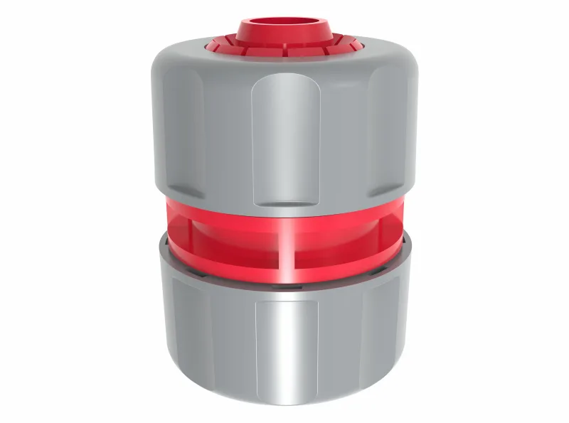 AWTOOLS Conector de Manguera 1", acople seguro, caja de 20 unidades, resistencia a la presión, instalación sencilla, material duradero, color estándar